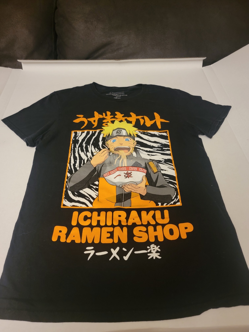 Black Naruto Ichiraku Ramen Shop Graphic Tee